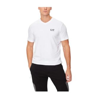 Emporio Armani Minimalistisch Logo T-shirt - Heren - T-shirts - Wit - XL - Katoen - Tops