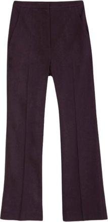 Alysi Bordeaux Broek voor Vrouwen - Dames - Wijde Broeken - Rood - M - Broeken