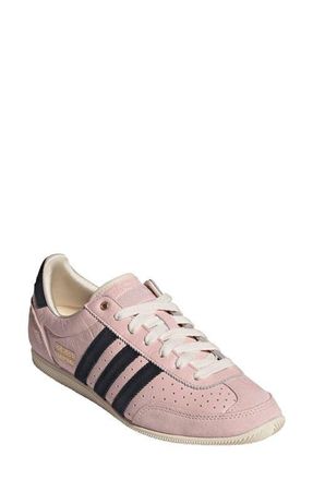 adidas Japan Low Top Sneaker in Sandy Pink/Black/Gold at Nordstrom, Size 11.5