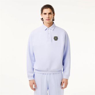 Lacoste Mens Polo Neck Sweatshirt in Blue J2G - Size 4XL