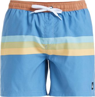 Quiksilver Boardshorts QUIKSILVER Everyday Straight 15, Herren, Gr. L, blau (coronet blau retro stripe), Obermaterial: 100% Microfaser;, Hosen Boardshorts