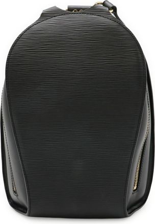 Louis Vuitton Khaki Canvas Leather Backpack (Pre-Owned)