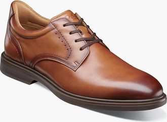 Florsheim Mens Highrise Plain Toe Oxford In Cognac