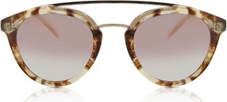 Westward Leaning Double Bridge 05 Womens Sunglasses Gold Size 51