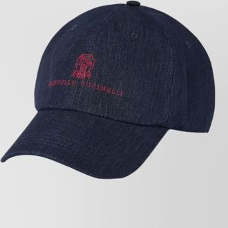 Brunello Cucinelli linen baseball cap