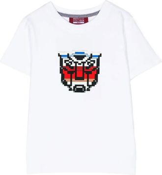 Mostly Heard Rarely Seen Mini Automobile T-Shirt - kids - Cotton - 6 yrs - White
