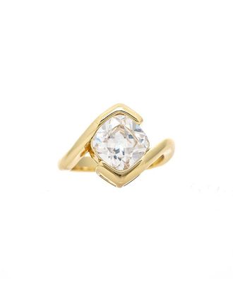 Rivka Friedman 18K Plated Cz Stackable Ring