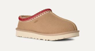 UGG Tasman II 1174470-SDDR Slipper Womens Sand Dark Cherry Suede RHS7793
