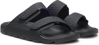 HUGO BOSS Monogram sandals with riptape straps