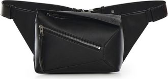Loewe Small Puzzle Bumbag - male - Loewe - Bum Bags - Black - ONE SIZE - Bags