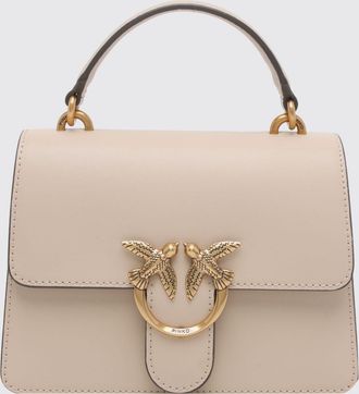 Pinko Mini borsa a mano Love Bag in pelle di vitello con monogram e logo