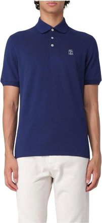Brunello Cucinelli Hombre, Camisetas, Azul, Talla: L