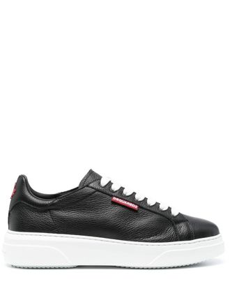 Dsquared2 Bumper leather sneakers - Black