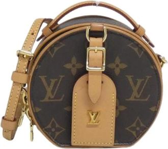 Louis Vuitton Pre-owned Monogram Mini Boite Chapeau Shoulder Bag - Dames - Vintage Mini Tas - Bruin - ONE Size - Vintage