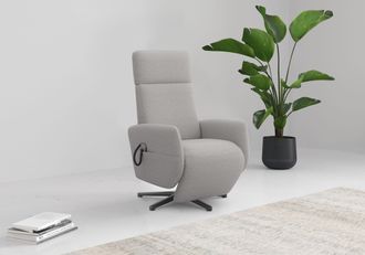 HOME AFFAIRE TV-Sessel »Rochelle, inkl. Kopfteilverstellung & 360° Drehfunktion« 1 Stk. tlg. wahlweise mit 2 Motoren, Akku & Aufstehhilfe