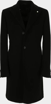 Neiman Marcus Men & apos;s Cashmere Single-Breasted Topcoat