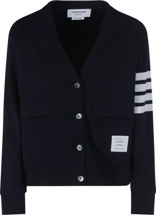 Thom Browne 4-Bar stripe cardigan - Blue