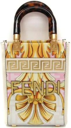 Fendi Pre-owned Handbags, female, Multicolor, Size: ONE SIZE Pre-owned Canvas Handbag