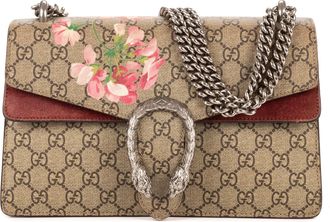 Gucci Pre-owned Womens Blooms Dionysus Small Shoulder Bag - Beige - One Size