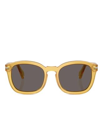 Persol Elio zonnebril met vierkant montuur - Geel