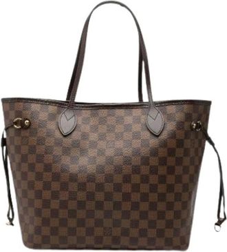 Louis Vuitton Pre-owned Tote Bags, female, Brown, Size: ONE SIZE Pre-owned Neverfull MM