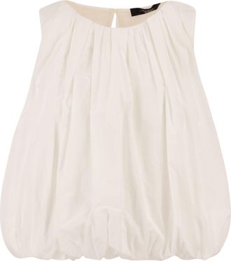 Max Mara Weekend Maxmara Wkiangel - Baumwoll-Ballon-Silhouette-Top