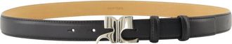 Courr&egrave;ges AC Lederen Riem - Heren - Riemen - Zwart - 95 CM - Leer - Accessoires