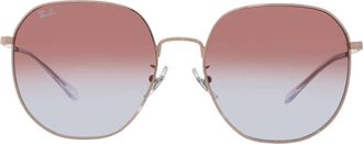 Ray-Ban Violet Gradient Irregular Unisex Sunglasses RB3680D 9202I8 60