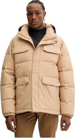 Columbia Landroamer Puffer - Heren - Ski Jassen - Beige - L - Leer - Fitness