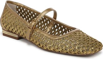 Franco Sarto Tinsley Mary Jane Flat in Gold at Nordstrom, Size 8.5