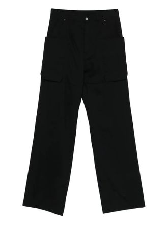 Rick Owens Pantaloni Stefan con bottoni - Nero