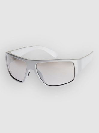 Dot Dash Orbit Shiny Silver Sonnenbrille grau