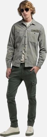 Replay Mens Replay Jaan Cargo Trousers 030 Military Green - Black - Size: 30/32