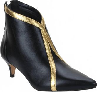 Bruno Menegatti Womens Leather Dress Bootie In Black