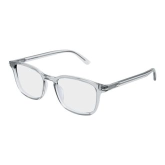 Gucci Rechthoekig Optisch Montuur - Heren - Brillen - Grijs - 52 MM - Accessoires