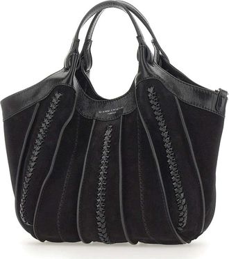 Gianni Chiarini Dua Handtas - Dames - Shoppers - Zwart - ONE Size - Leer - Tassen