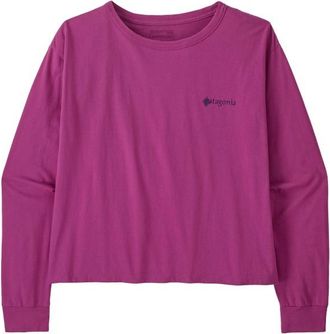 Patagonia L/S Hut Tripper Easy Cut T-Shirt Longsleeve f&uuml;r Damen | lila