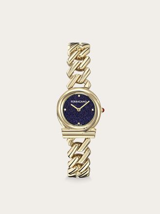 Ferragamo Donna Orologio Gancini Twisted Arenaria Blu