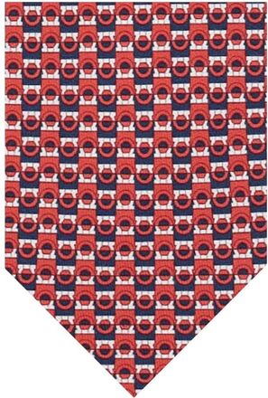 Ferragamo Multicolor Geometric Printed Tie