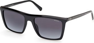 Guess GU00313 01B Mens Sunglasses Black Size 55