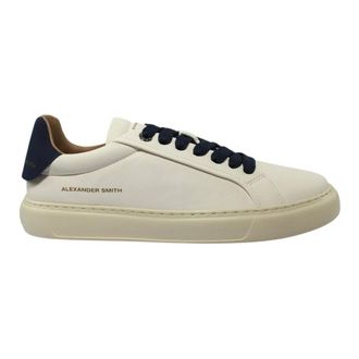 Alexander Smith Sneakers, male, White, Size: 11 US White Blue Soho