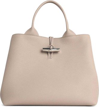 Longchamp Bag With Handle In Clay Leather