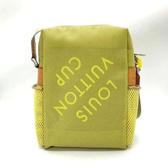 Louis Vuitton Pre-owned Cross Body Bags, female, Green, Size: ONE SIZE Pre-owned Cotton shoulder-bags