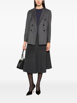 Lardini Double-Breasted Tailored Blazer - Grey