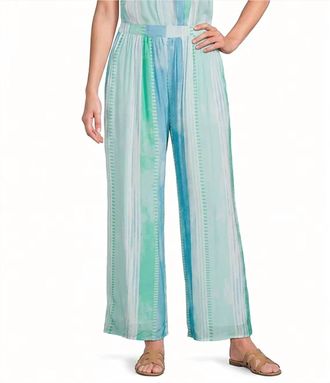 Elan Sasha Pants In Blue Strovia