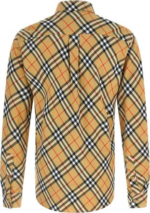 Burberry Mens Beige Cotton Blouse