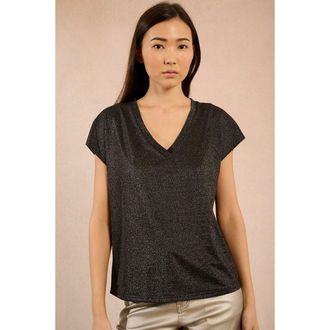 Molly Bracken Tricot trui met korte mouwen