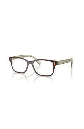 Tory Burch 53mm Rectangle optical glasses in Tortoise at Nordstrom