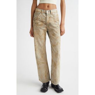 Acne Studios 2021 Regular Fit Jeans in Sand Beige at Nordstrom, Size 26 30