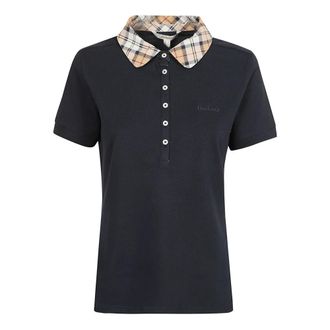 Barbour Polo Shirts, female, Blue, Size: XL Malvern Polo